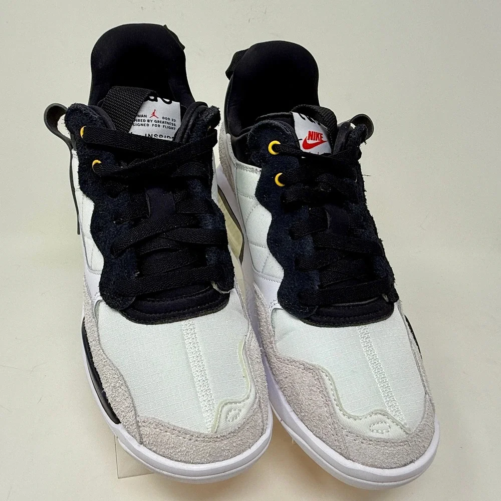 Nike Air Jordan MA2 (CV8122‑101) Sneakers Mens Size 8.5 White Black Shoes Rugged
